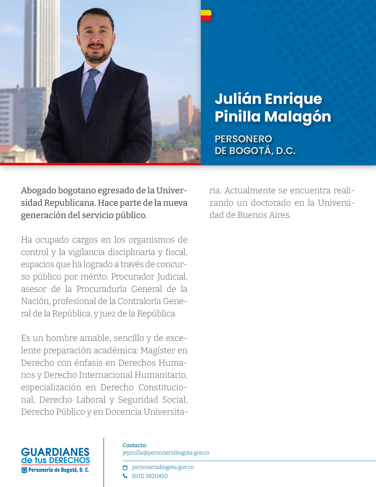 Perfiles directivos Personero Julián Pinilla