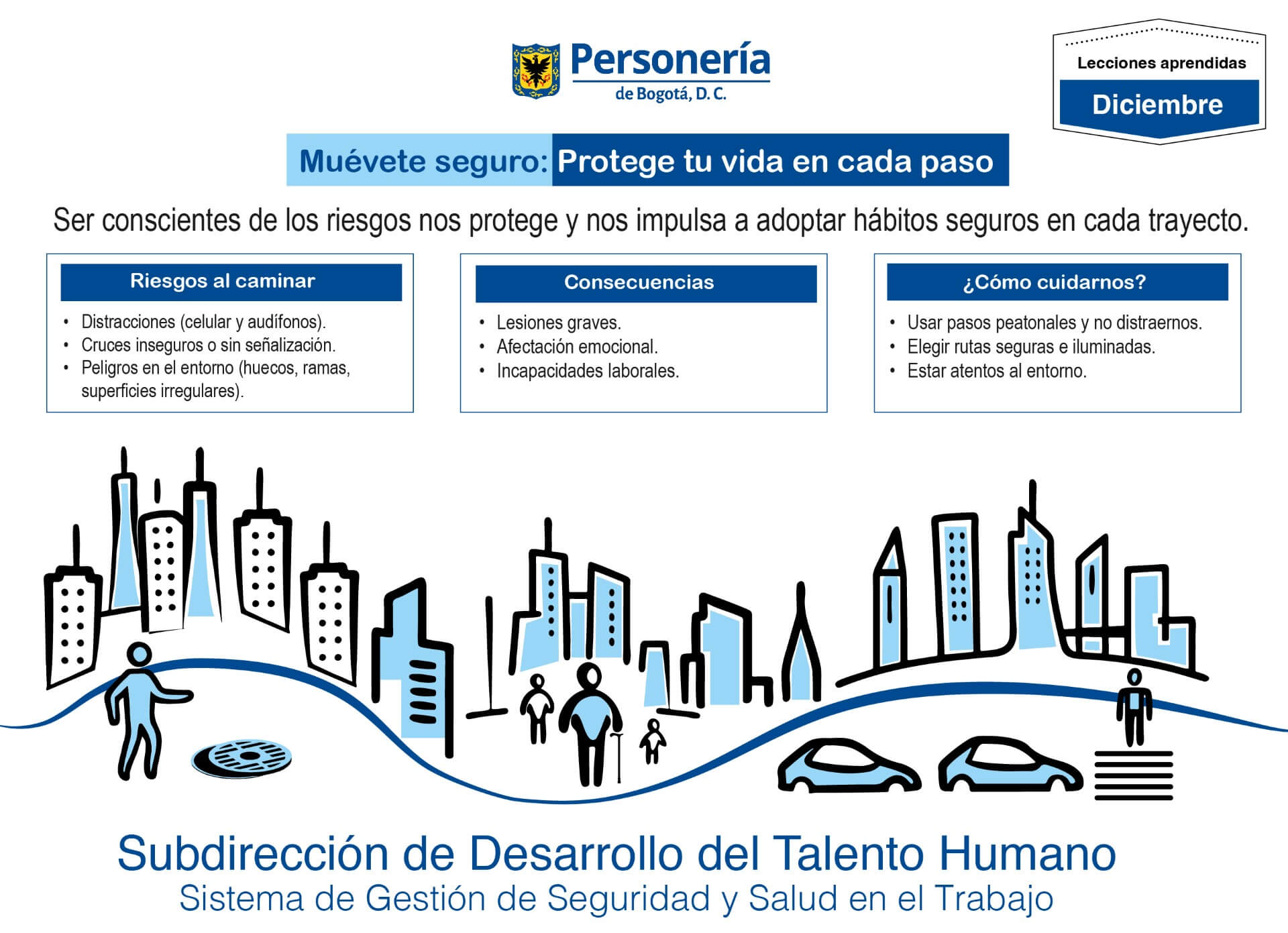 LECCION APRENDIDA DICIEMBRE MUEVETE SEGURO