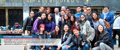 La Red Distrital de personeras y personeros estudiantiles 2022 presenta el resultado de su gestión ante el Personero de Bogotá